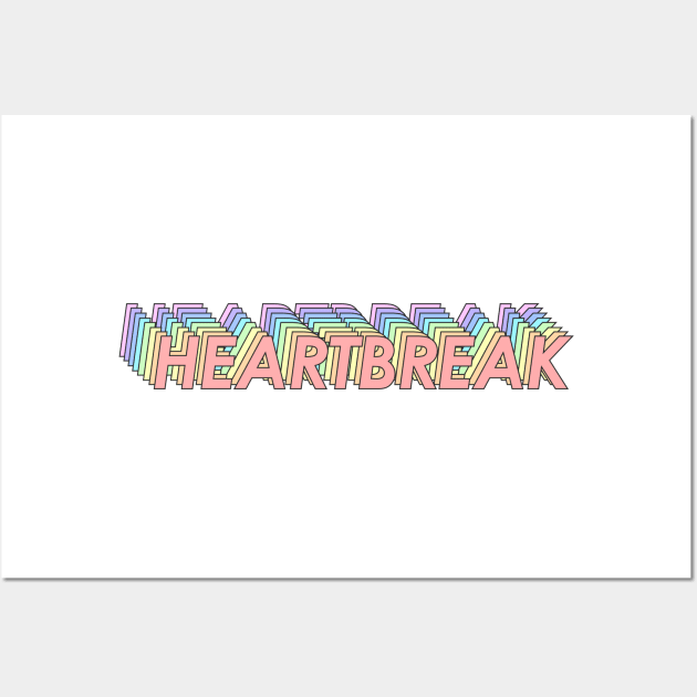 Heartbreak Wall Art by laundryday